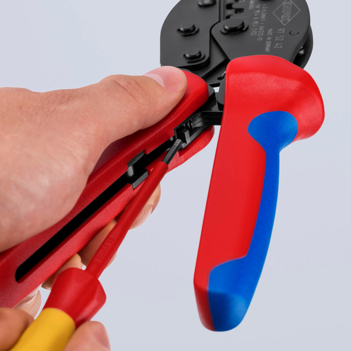 KNIPEX Tools 97 52 42 KNIPEX PreciForce® Crimping Pliers For MC4/MC4 EVO 2, 8-1/2"