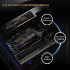 Thermalright A70 Vision ATX Gaming case |Three Sides Without Stands,Panoramic Glass Panel |8 Fan Slots |Tower-Style Computer case |Equipped with Type-C Interface |Comes with a 9.16-inch LCD Display |