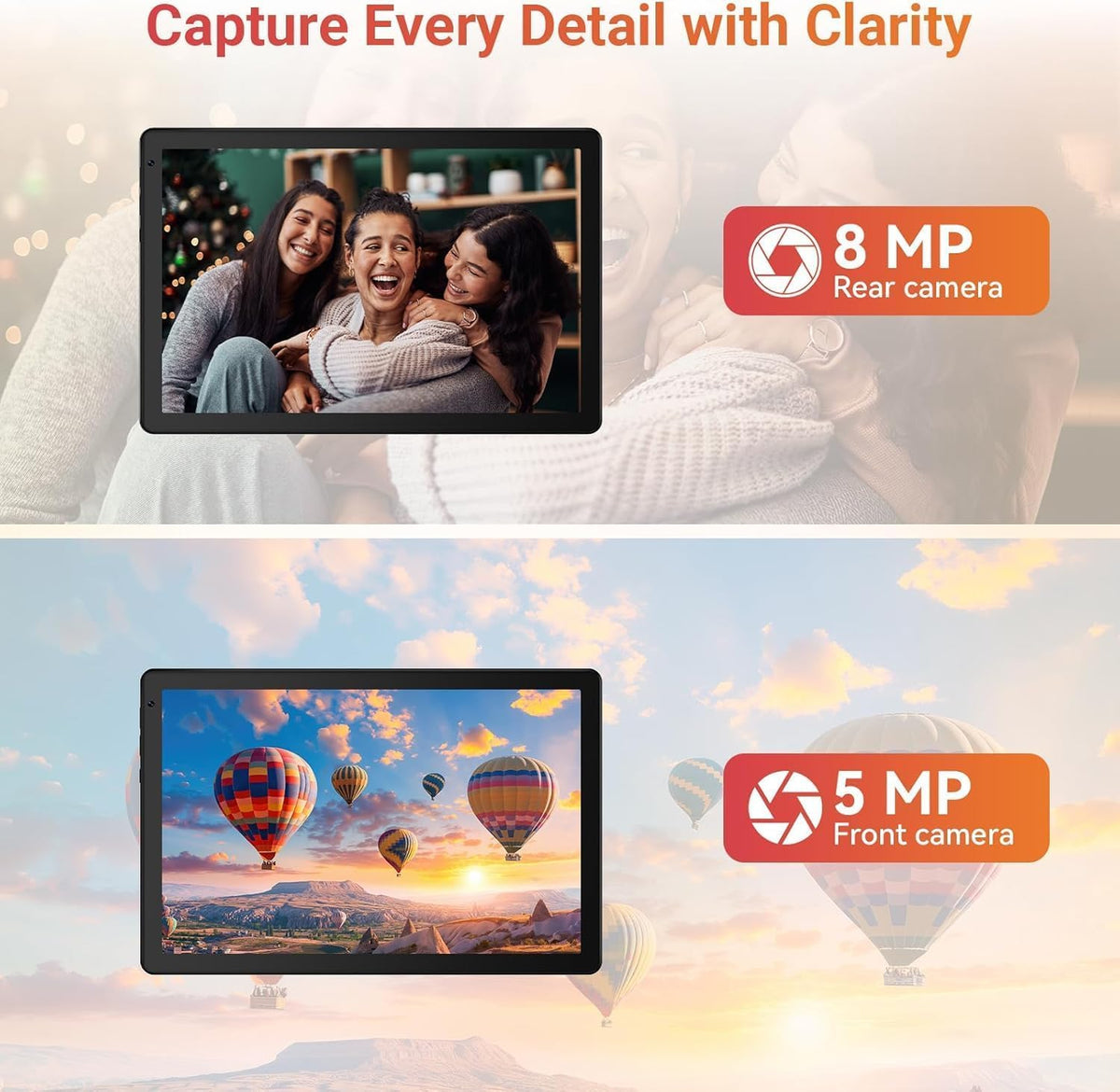 Tablet,10.1" Android 16 Tablet Octa-core 36GB+128GB Dual Camera