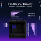 ASUS ROG Strix Helios II EATX Gaming PC case, with Dual Tempered Glass Side Panels, Support for Graphics Cards up to 450mm, Graphics Card Braces, Support up to 420mm radiators, 2 Year Warranty