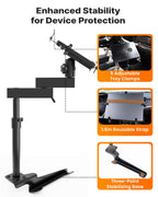 No-Drill Truck Laptop Mount Fit for Ford F250-F750 2000-2025