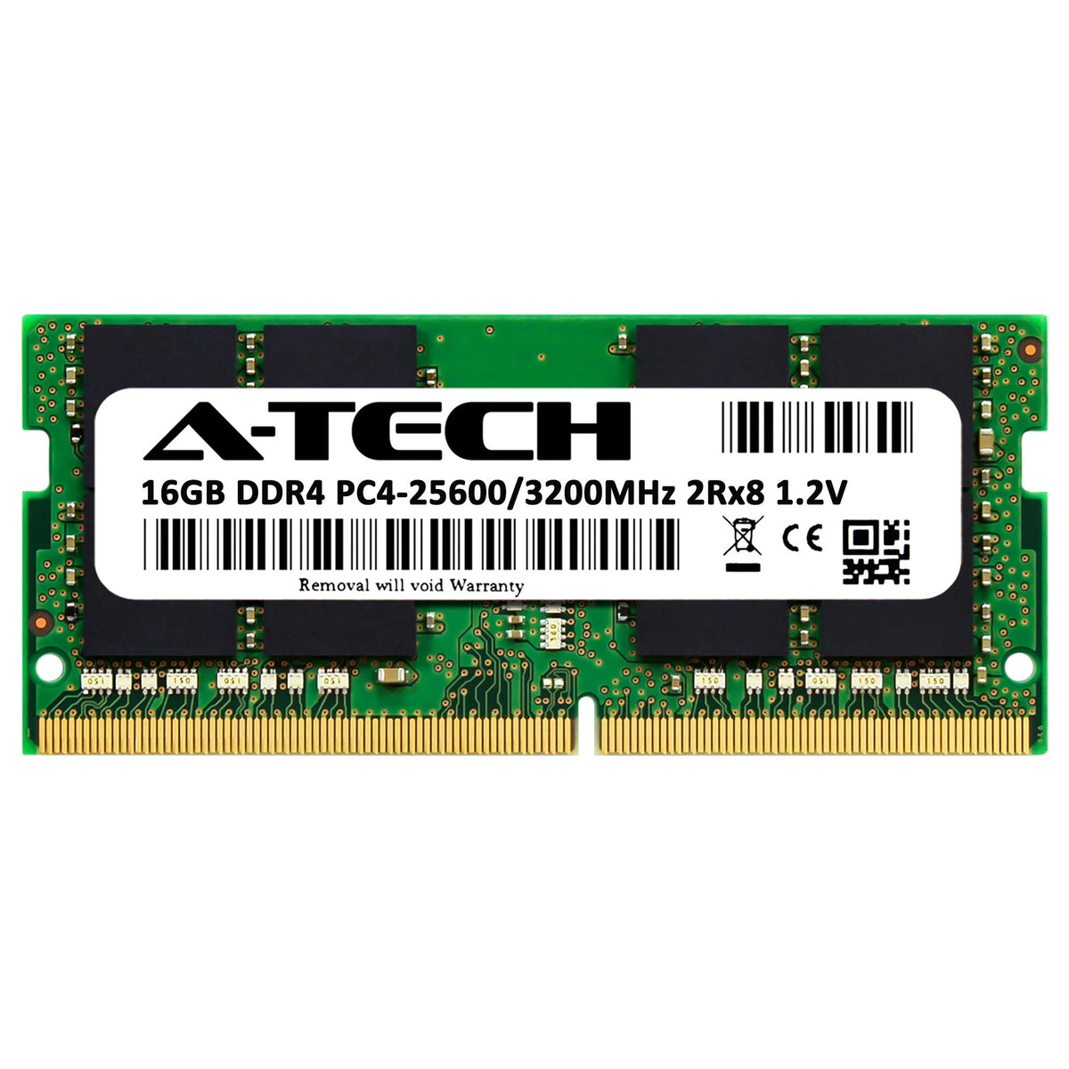 A-Tech 16GB RAM Replacement for Dell SNP1CXP8C/16G, AB371022, AB403044, 1CXP8, 01CXP8 | DDR4 3200MHz PC4-25600 1Rx8 Non-ECC SODIMM Laptop & All-in-One Single Memory Module