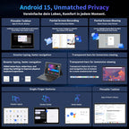 2026 Android 15 Tablet, 10 inch Tablet with Keyboard, 26GB+256GB+2TB Expand