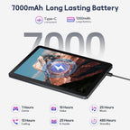 2026 Upgraded Android 16 Tablet, 10 Inch Tablet with Keyboard 128GB + 20GB
