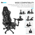 Removable Flight Simulator Cockpit with Racing Seat Compatible with Logitech G25 G27 G920 G923,for Thrustmaster T300RS TX A10C Metal Warthog Gear,for Fanatec,Detachable Simulation Stand