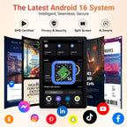Tablet,10.1" Android 16 Tablet Octa-core 36GB+128GB Dual Camera