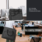 Damero Carrying Case Tote Bag for 21.5" Desktop Computer, Black