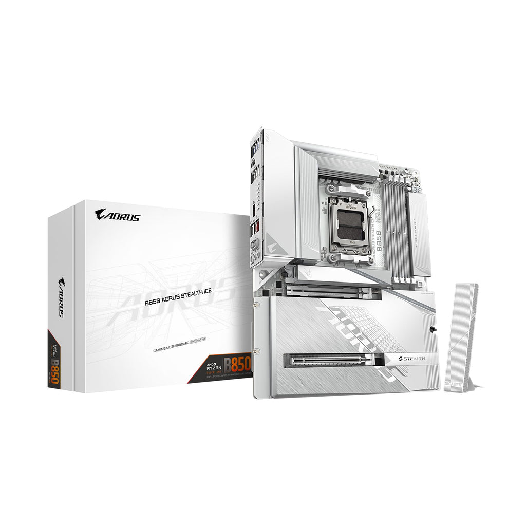 GIGABYTE B650 AORUS Elite AX AMD AM5 ATX Motherboard, Support Ryzen 9000/8000/7000 Series, DDR5, 14+2+1 Power Phase, PCIe 5.0 M.2, USB-C 3.2 Gen 2, WIFI6E, 2.5GbE, EZ-Latch, Q-Flash, RGB Fusion