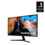 SAMSUNG 32" UJ59 Series 4K UHD (3840x2160) Computer Monitor,VA Panel, HDMI, Display Port, Eye Saver/Flicker Free Mode, FreeSync, LU32J590UQNXZA, Black