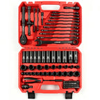 160Pc Mechanics Socket Set 1/2 1/4 3/8" Drive Metric
