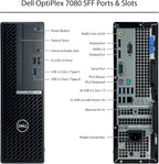 Dell Optiplex 7080 SFF Desktop Computer | Core i5-10th | 16GB DDR4 RAM | 1TB SSD Solid State | Windows 11 Pro (Renewed)