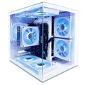 suevery Pre Built Gaming PC Bundle AMD Ryzen7 Desktop Computer Black