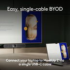 Logitech Active USB Cable Single-Cable BYOD MeetUp 2
