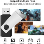 4GB Flash Drive 50 Pack, Wooolken USB 2.0 Thumb Drives Memory Stick