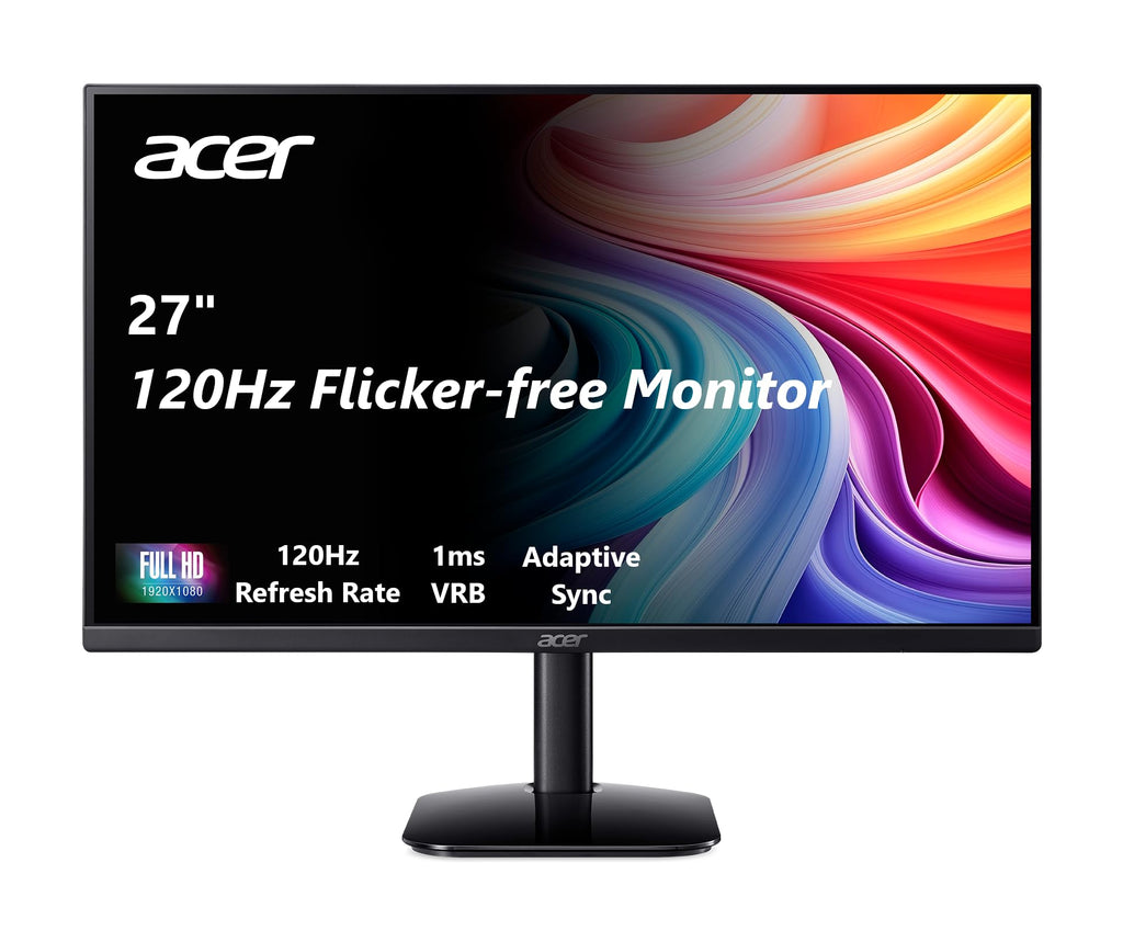Acer 27in FHD 1920x1080 IPS 144Hz Gaming Office Monitor KB272 P6bi