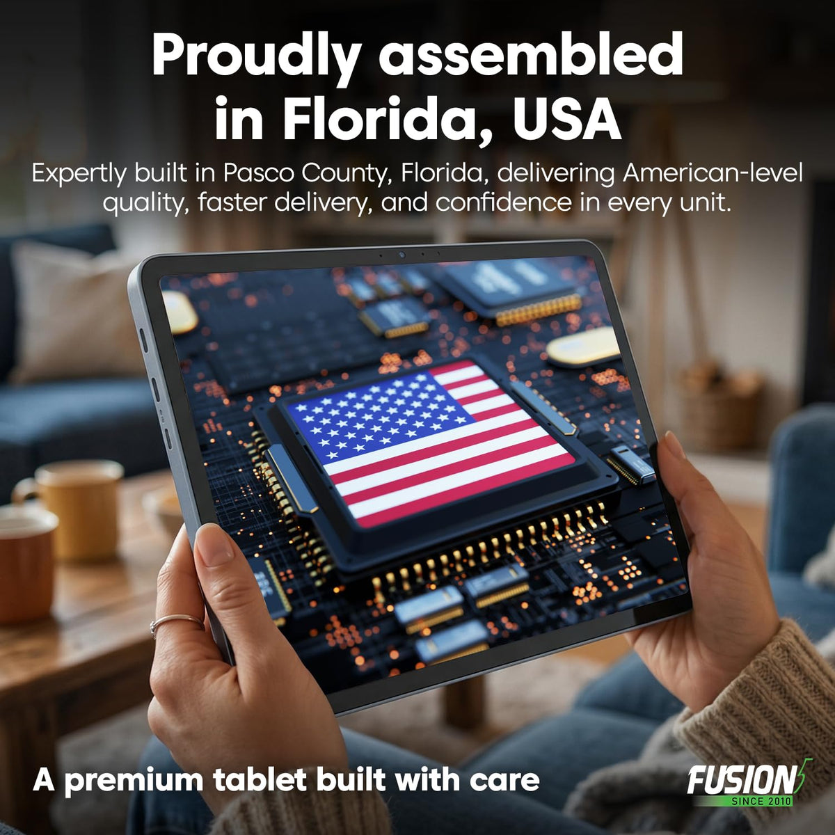 Fusion5 2 in 1 Laptop, Windows 11 Tablet with Keyboard - Built in USA, 12" 2K Touchscreen, Intel 15th Gen Quad-Core CPU, 16GB DDR5 RAM, 512GB SSD, 12 Inch Windows Tablet PC with Built-in Cooling Fan