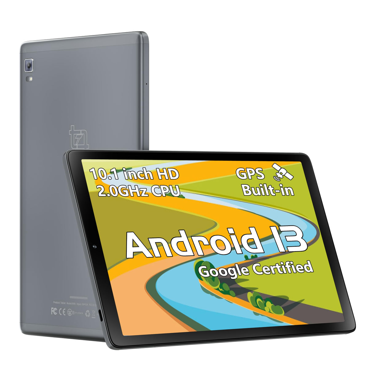8 Inch Tablet Android 15 Tablet with Sim Card Slot Uncloked Cellular Phone with 4G LTE Octa Core 12GB RAM 64GB ROM 2TB TF Expandable Tableta with Case