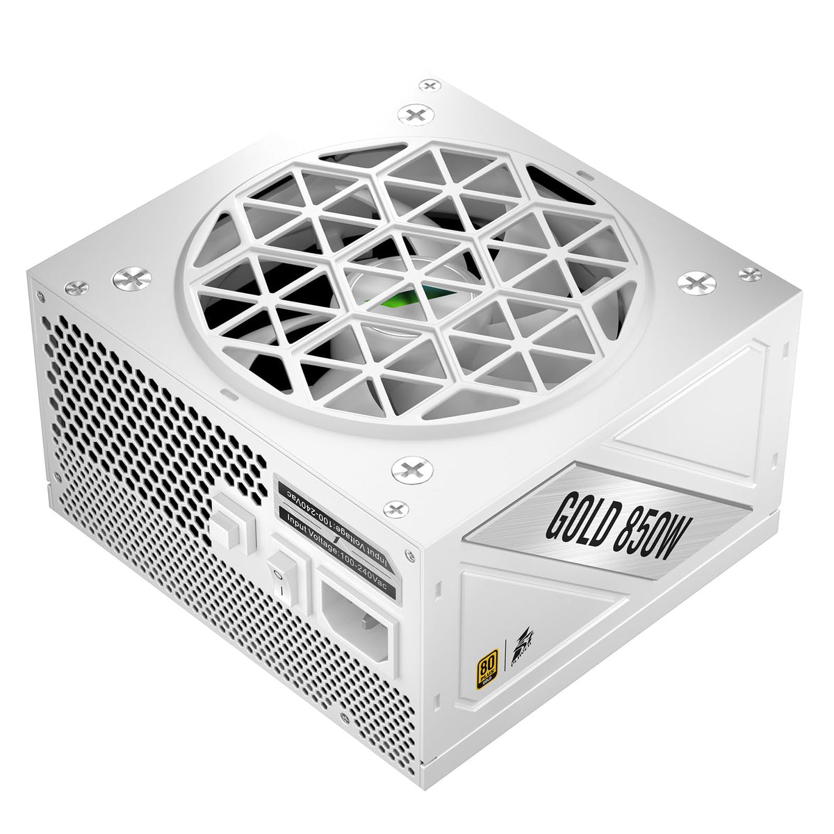 1ST PLAYER NGDP-GLD-1000W PSU Fully Modular PC ATX Power Supply-Computer Power Supplies,80 Plus Gold/PPLP Platinum,ATX 3.1/PCI-E 5.1/Silent FDB Fan with Zero RPM (White)