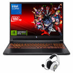 Acer Nitro V16 Gaming Laptop, 16" WQXGA LED 180Hz (100% sRGB), AMD Ryzen 7 260, 32GB DDR5 2TB Gen4 SSD, GeForce RTX 5070 DLSS4, Backlit Keyboard, RJ 45, SD Card Slot, WiFi 6E, Win 11 with Accessory