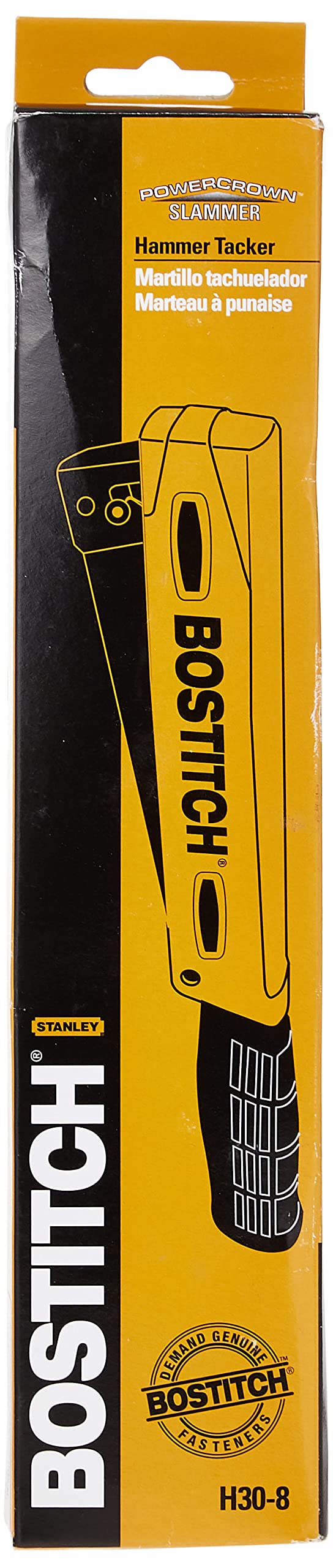 BOSTITCH Hammer Stapler/Tacker, Manual, 1/4-Inch to 3/8-Inch (H30-8), (Pack of 6)