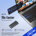 2TB External Hard Drive, Up to 2100MB/s, USB 3.2 Gen 2 External SSD