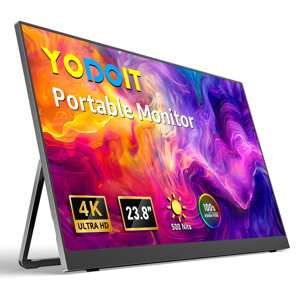 Yodoit 24'' 144Hz Portable Monitor 145%sRGB QLED 450Nits Gaming Monitor