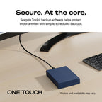 Seagate One Touch 2TB Portable External Hard Drive HDD USB-C