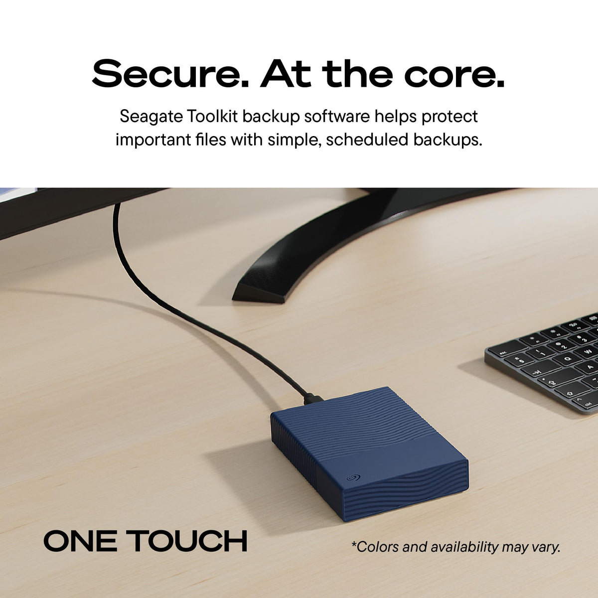 Seagate One Touch 2TB Portable External Hard Drive HDD USB-C