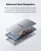 Lexar ES3 1TB Portable SSD Silver, USB 3.2 Gen 2 up to 1050MB/s