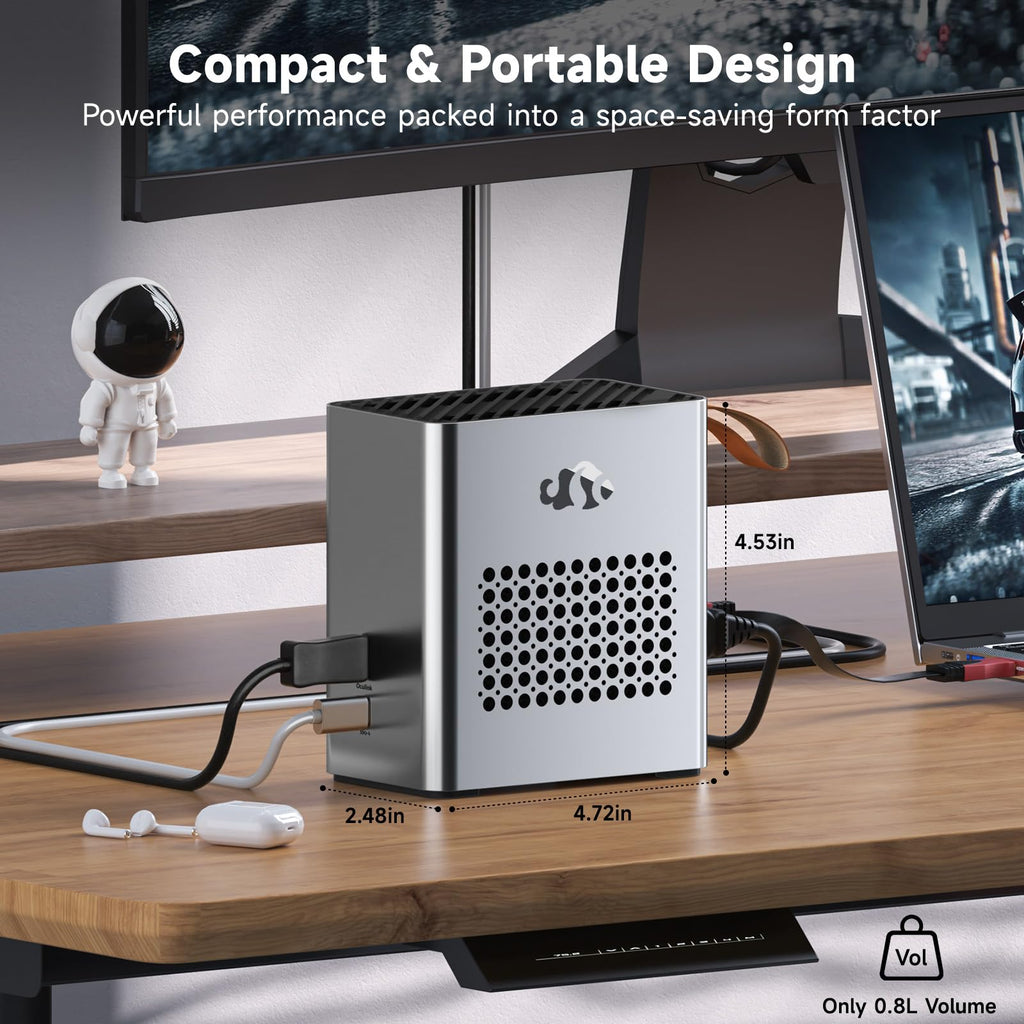 NIMO External Graphics Card Enclosure, AMD Radeon RX 7600M XT for Laptop