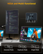 Yodoit 24'' 144Hz Portable Monitor 145%sRGB QLED 450Nits Gaming Monitor