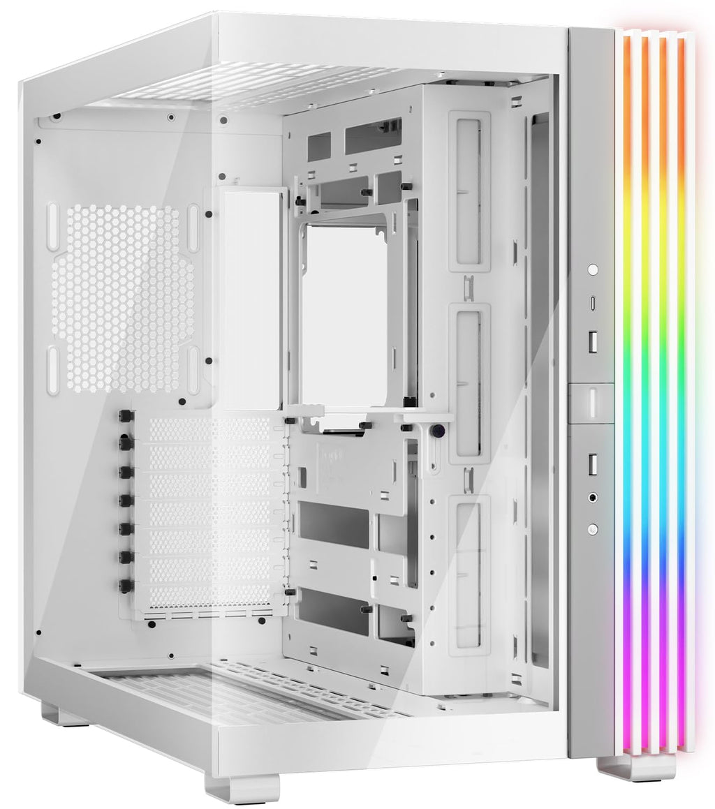 be quiet! Light Base 500 LX White PC Case, Fully Windowed Front and Side