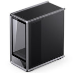 JONSBO D401 ATX Mid Tower PC Case, Frame Structure, Back-Connect MB,High Comp Gaming Dual Chamber Computer Case,GPU 439mm/PSU 200mm/AIO360x2, Desktop Display,Black