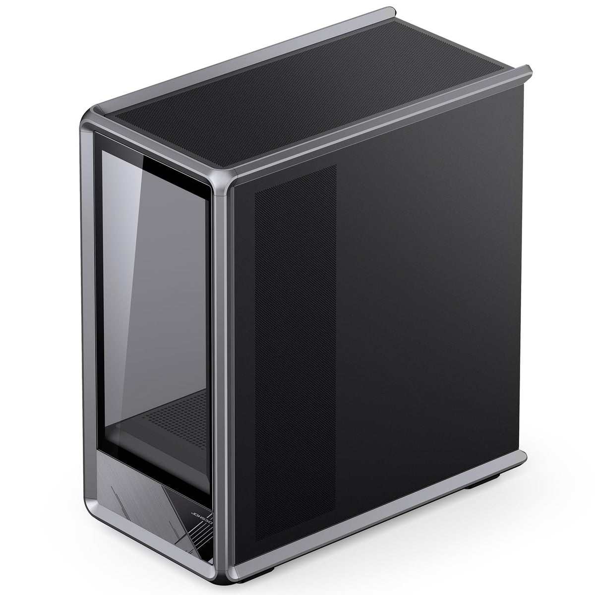 JONSBO D401 ATX Mid Tower PC Case, Frame Structure, Back-Connect MB,High Comp Gaming Dual Chamber Computer Case,GPU 439mm/PSU 200mm/AIO360x2, Desktop Display,Black