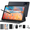 Android 16 Tablet 2026 Latest 10 Inch Tablet Octa-Core Processor AI Gemini 12GB RAM + 64GB ROM + 1TB Expand,7000mAh Battery,5GWiFi,8+13MP Camera 2in1 Tablets with Keyboard,Case,Mouse,Stylus