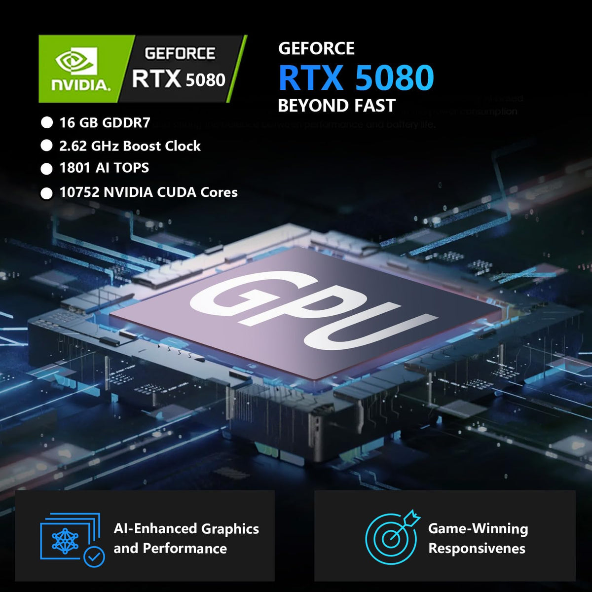 MSI Vector 16 HX RTX 5080 16" QHD+ 240Hz Display, Ultra 9 275HX(Beats i9-14900HX), NVIDIA GeForce RTX 5080 AI Pro Gaming Laptop, 64GB DDR5, 2TB SSD, RGB Backlit, Bundle with PCO Notebook Fold Radiator