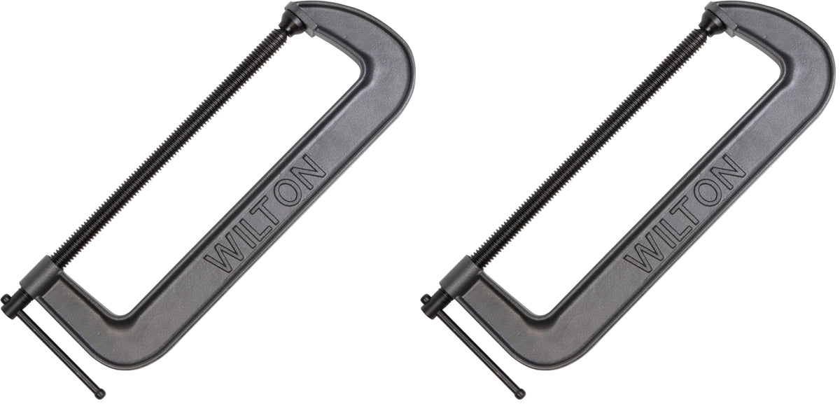 Wilton C-Clamp, 14" Opening, 3-3/4" Throat, 2850 Lbs. Clamping Force (Model 540A-14) (Pack of 2)