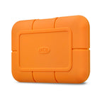 LaCie Rugged Secure 2TB External Hard Drive Portable HDD – USB-C USB 3.0 Drop Shock Dust Rain Resistant Computer Desktop Workstation Laptop Hardware Encryption, 1 Month Adobe CC (STFR2000403)