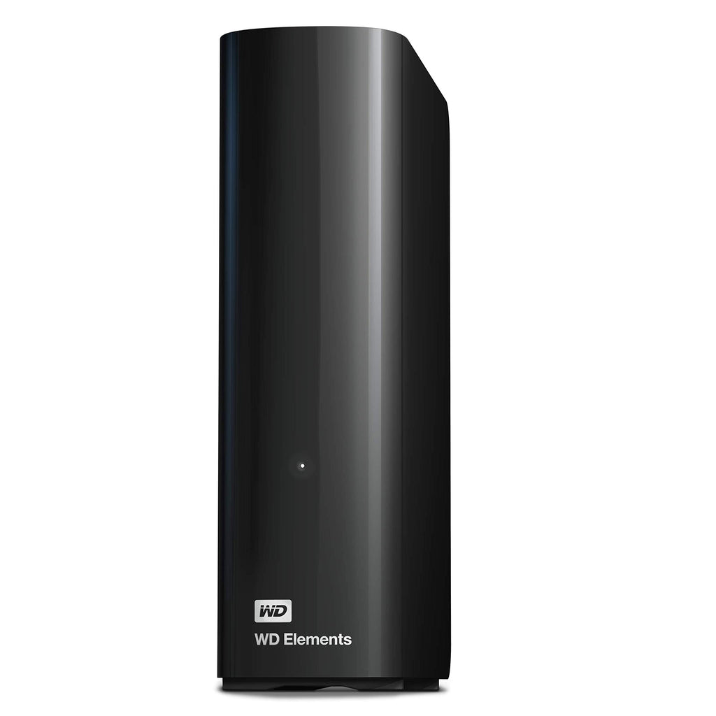 Western Digital 8TB Elements Desktop External Hard Drive, USB 3.0 external hard drive for plug-and-play storage - Western DigitalBWLG0080HBK-NESN, Black