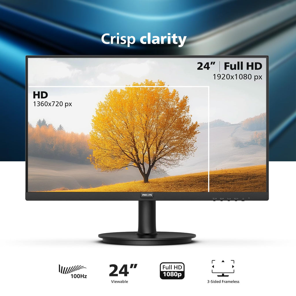 Philips 32 Inch Computer Monitor FHD 100Hz VA, 32E1N1100L
