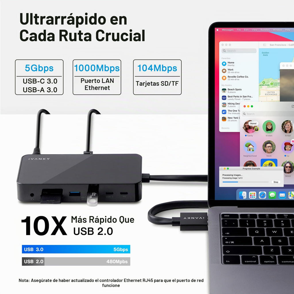 iVANKY 12-in-2 FusionDock 1 for M6/M5 MacBook Pro Docking Station