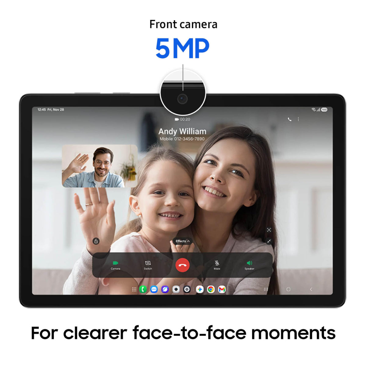 Samsung Galaxy Tab A11+ 6GB RAM, 128GB Storage, Optimized Performance, Long Lasting Battery, Expandable Storage, Large Display, Dolby Atmos Speakers, AI Assist, Slim, Light Renewed (Renewed)