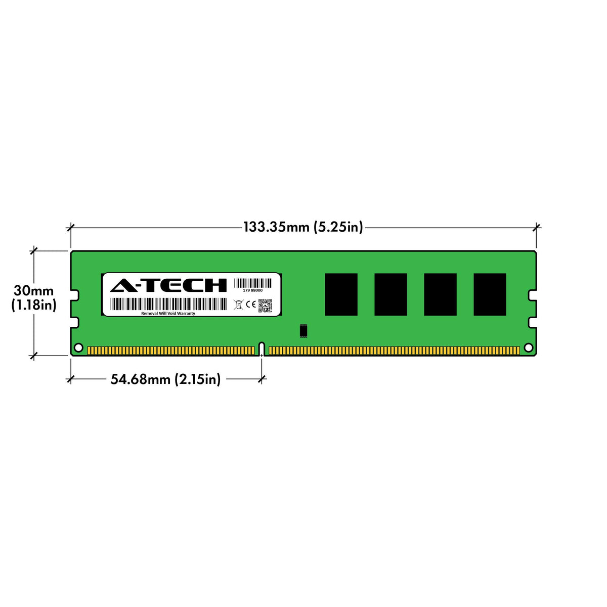 A-Tech 32GB Kit (4x8GB) RAM for Dell OptiPlex 9010, 7010, 990, 790 (SFF/MT/DT) | DDR3 1333 MHz DIMM PC3-10600 UDIMM Memory Upgrade