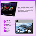 2026 Tablet with Keyboard,Stylus & Mouse, 10.3 Inch Android 13 Tablets, 2K IPS Screen, 19GB RAM 256GB (1TB TF), 8000mAh, 8-Core,8+13MP, 5G/2.4G WiFi,Tablets for Students, Adults, Play- Gray