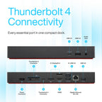 40B00300US Thinkpad Docking Station USB C, 4K Lenovo Thunderbolt 4 Dock