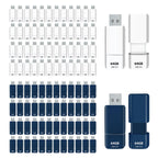 GIGASTONE 64GB Flash Drive (10 Pack) Z60 USB 3.2 Gen 1, 100MB/s Ultra Fast, Retractable Capless Slider Design, Data Storage, Backup for PC/Mac/TV/Car Audio, USB 2.0/3.0/3.1 Compatible