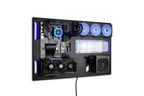 ABK Design - Wall Computer Case - Wall Pc Case - ATX Pc Case - Gaming PC Case - Wall Mount Pc Cases - Gaming Computer - ATX case - Custom Pc Cases - Wall Mount (Wall Computer + Plexiglass, Black)
