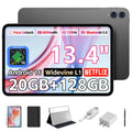 TECLAST 13.4" Android Tablet with Keyboard, 4G LTE, Large Screen Tablet