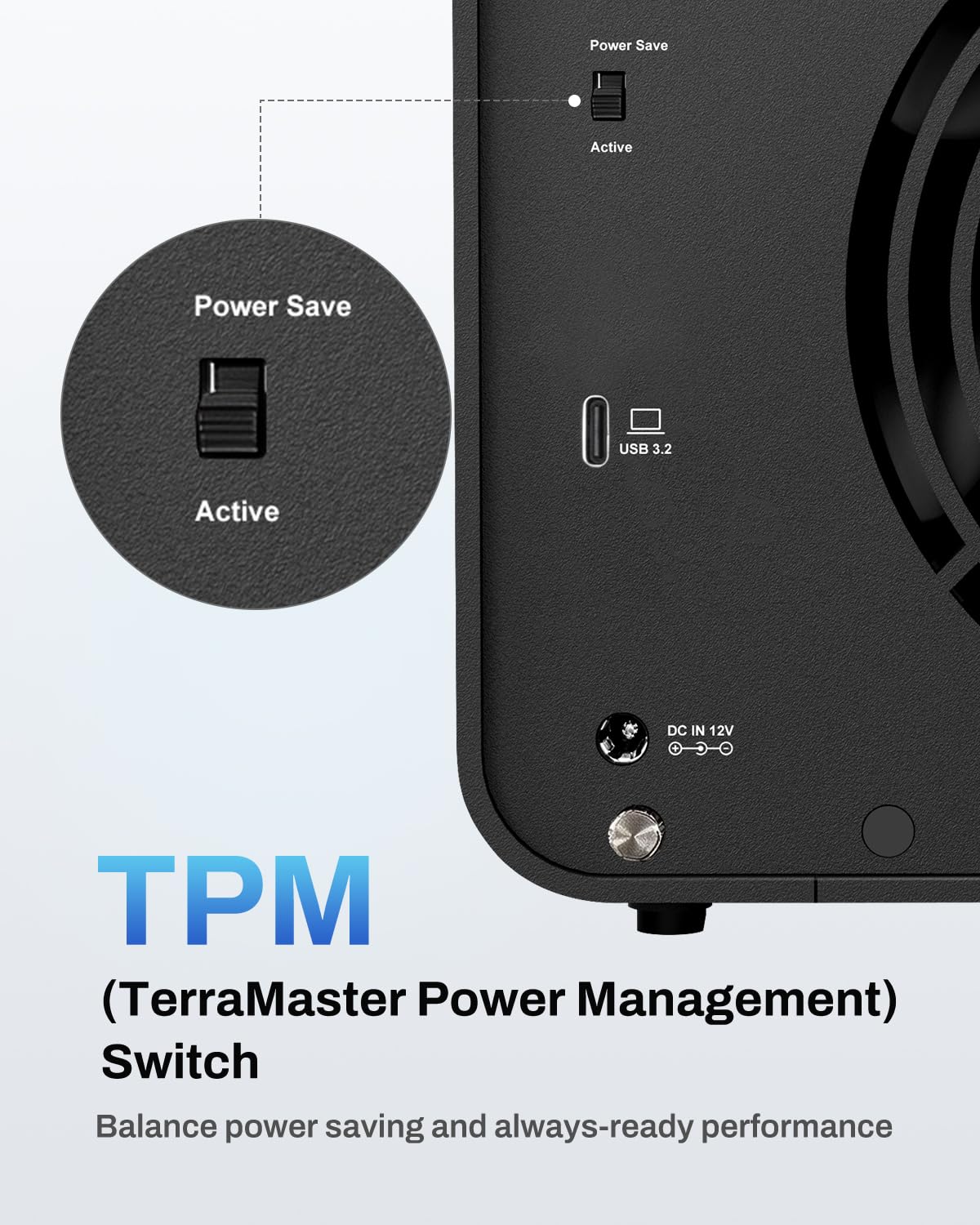 TERRAMASTER D8 Hybrid 2 HDD NVMe Enclosure 4 HDD + 4 NVMe SSD (Diskless)