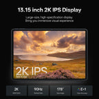 13 Inch Android Tablet, 40GB RAM+128GB ROM, Octa-Core Processor